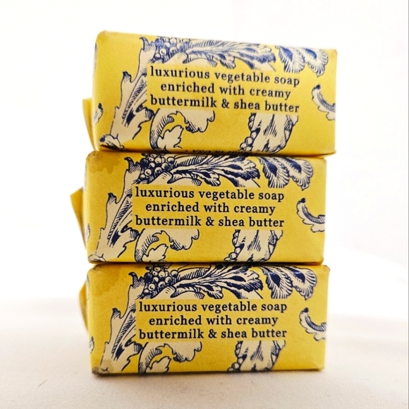 Greenwich Bay Trading Co. Fresh Milk Shea Butter Botanic Soap 3 Pack NWT - Picture 5 of 7